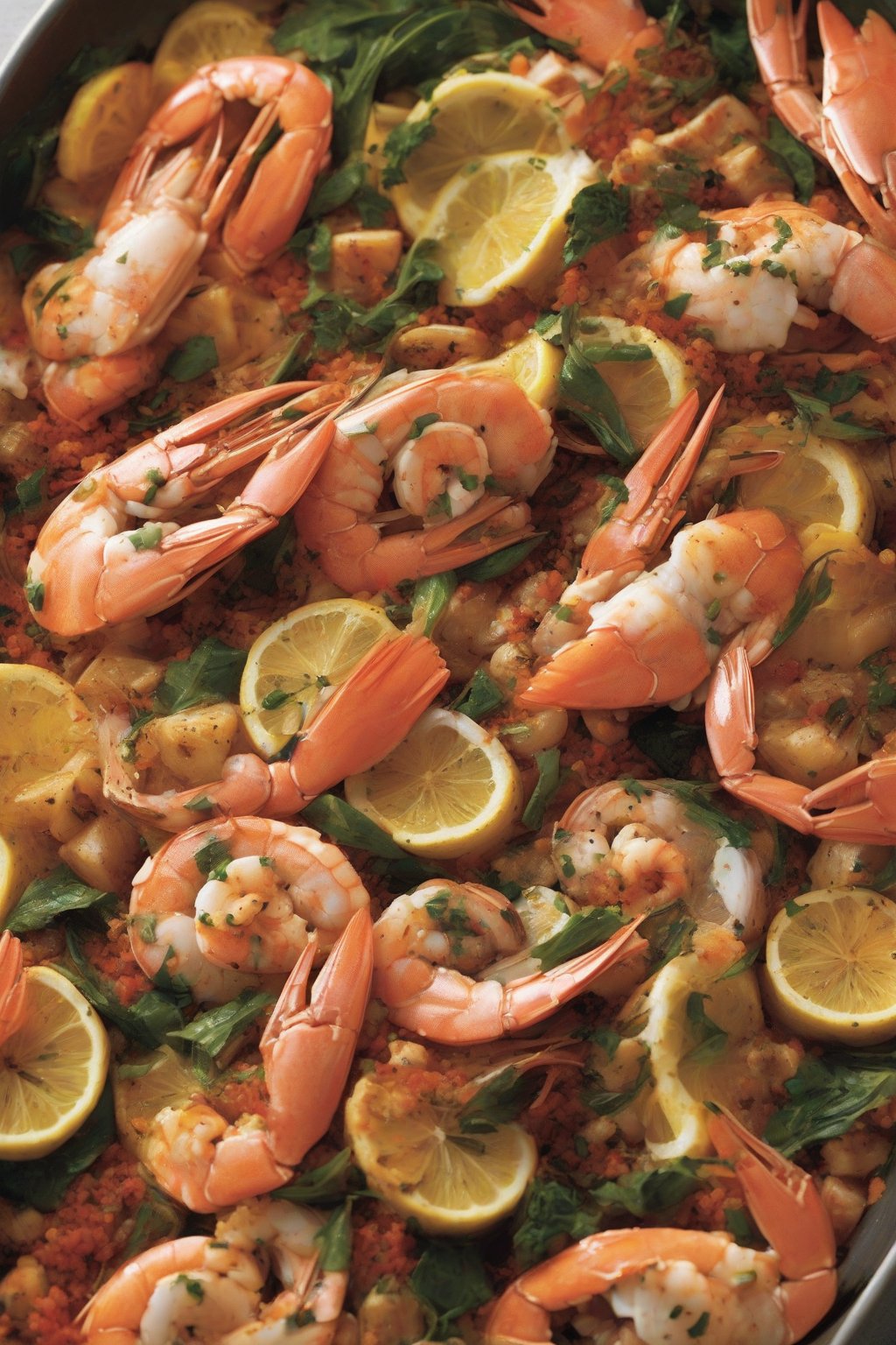 This recipe's benefits: low-calorie seafood boost with anti-inflammatory spices for coastal comfort any night.