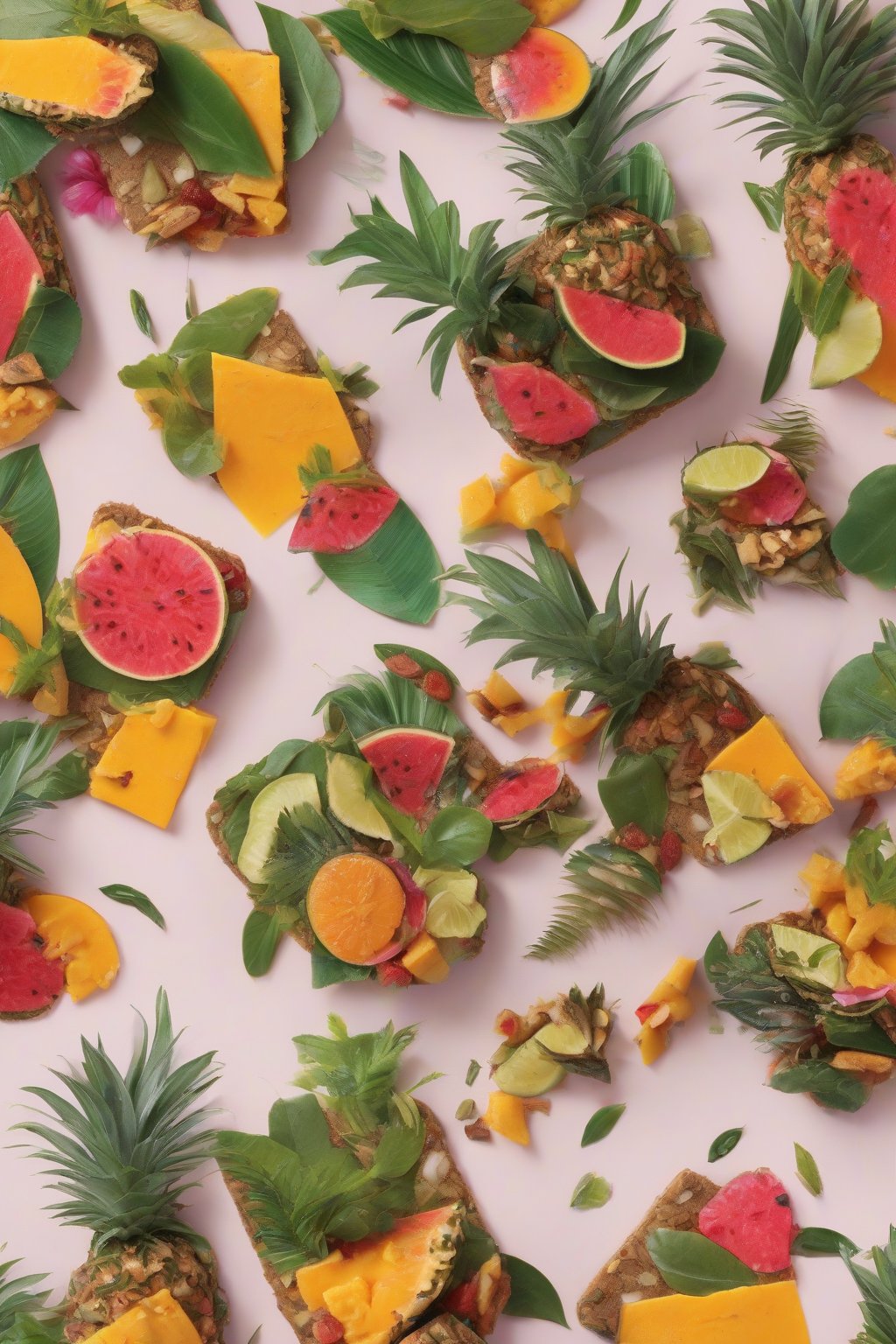 Creative, cruelty-free indulgence with tropical twists.