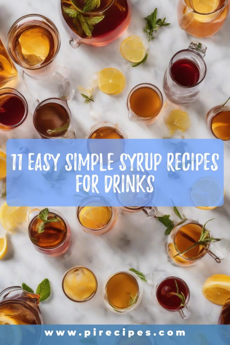 11 Easy Simple Syrup Recipes for Drinks