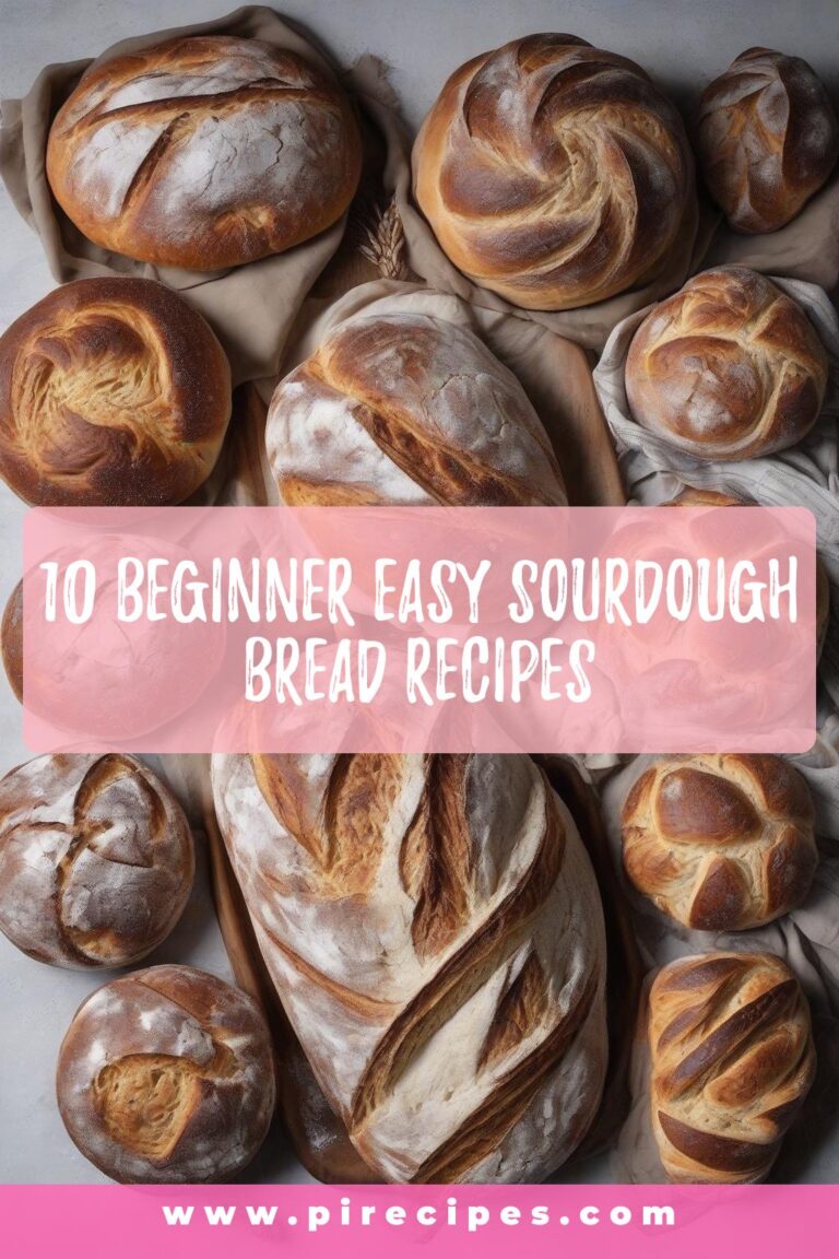 10 Beginner Easy Sourdough Bread Recipes