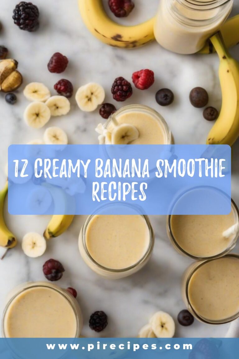 12 Creamy Banana Smoothie Recipes