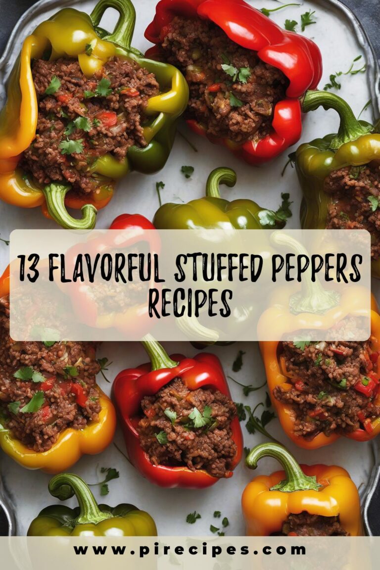 13 Flavorful Stuffed Peppers Recipes