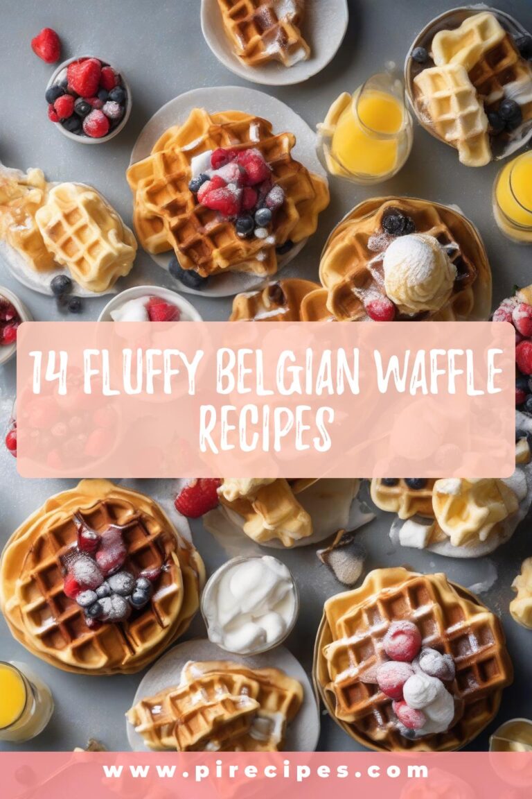 14 Fluffy Belgian Waffle Recipes