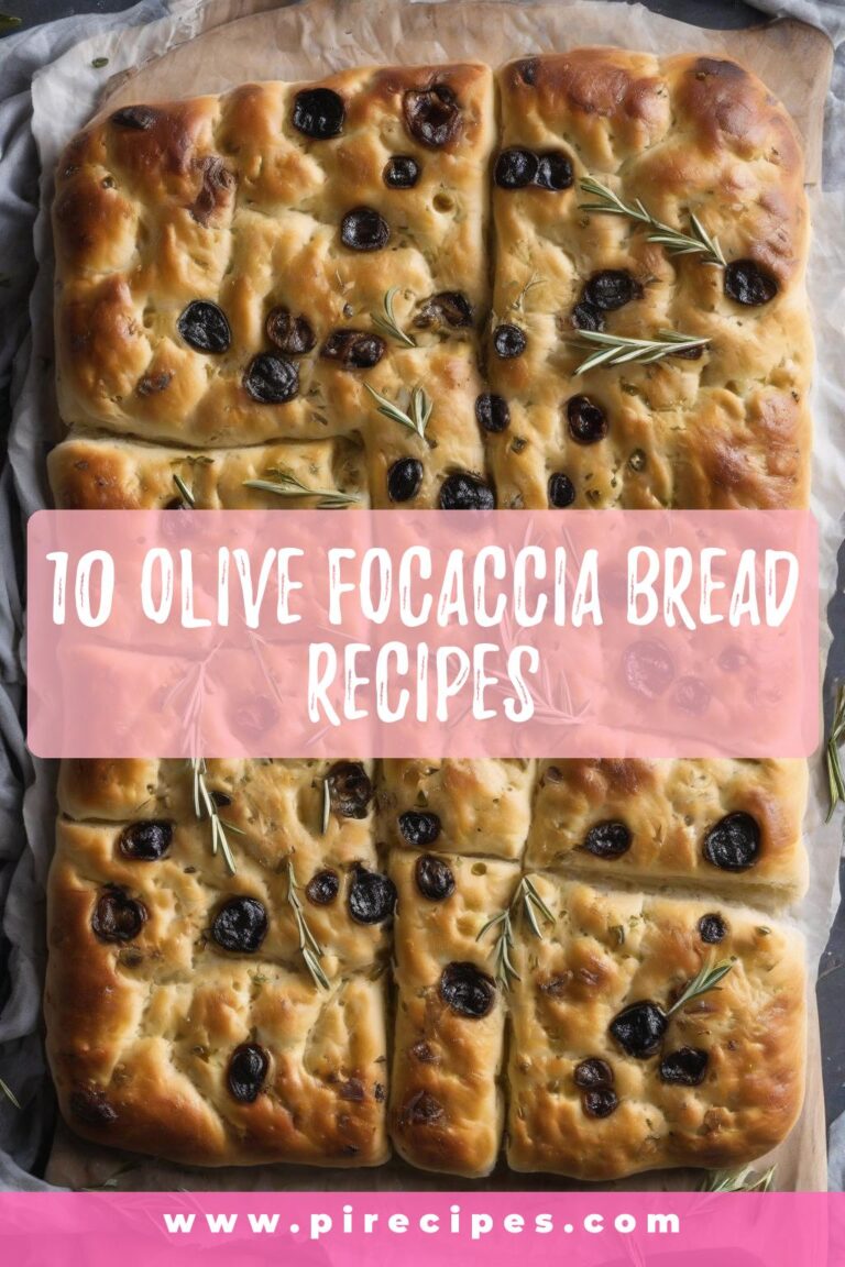 10 Olive Focaccia Bread Recipes