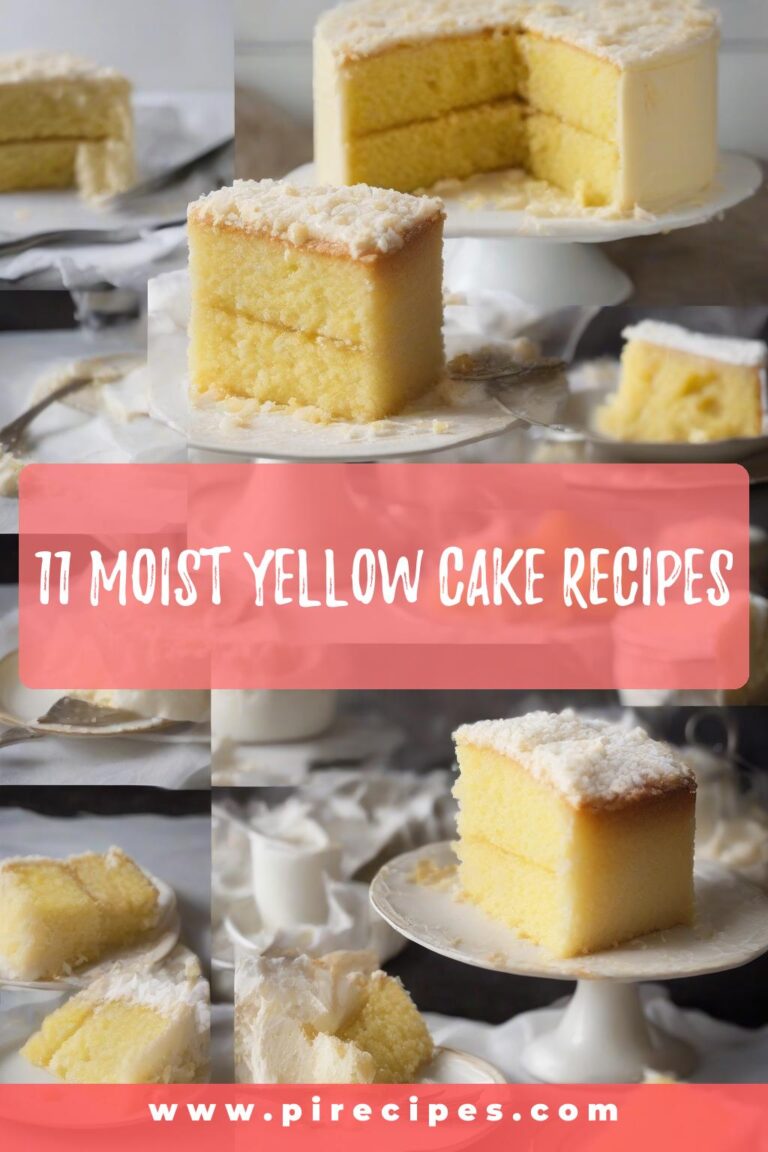 11 Moist Yellow Cake Recipes