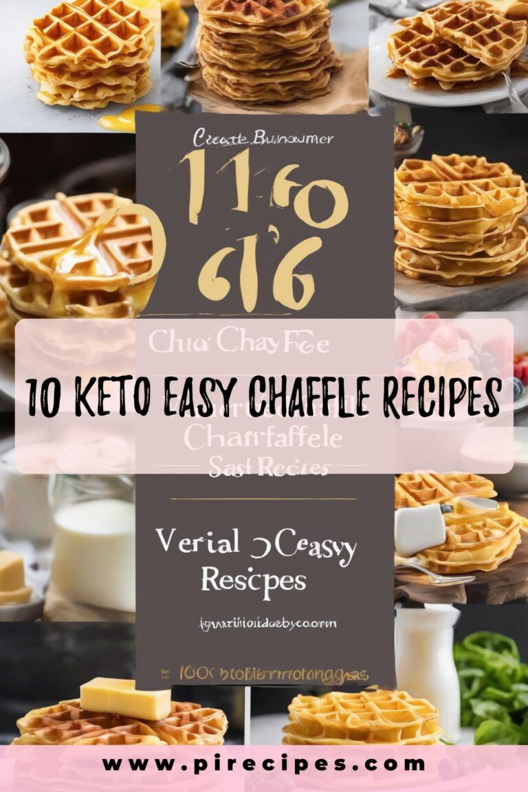 10 Keto Easy Chaffle Recipes