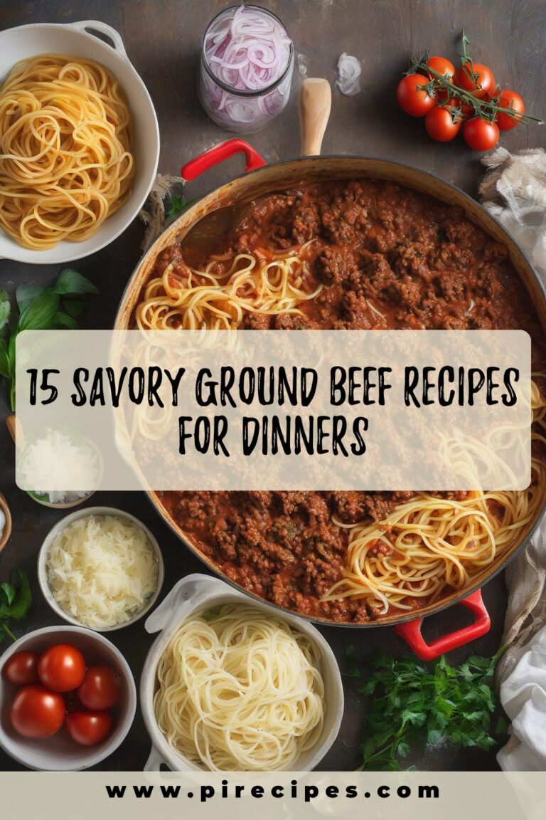 15 Savory Ground Beef Recipes for Dinners