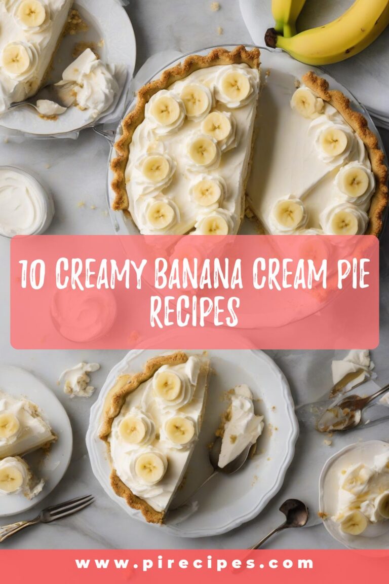 10 Creamy Banana Cream Pie Recipes