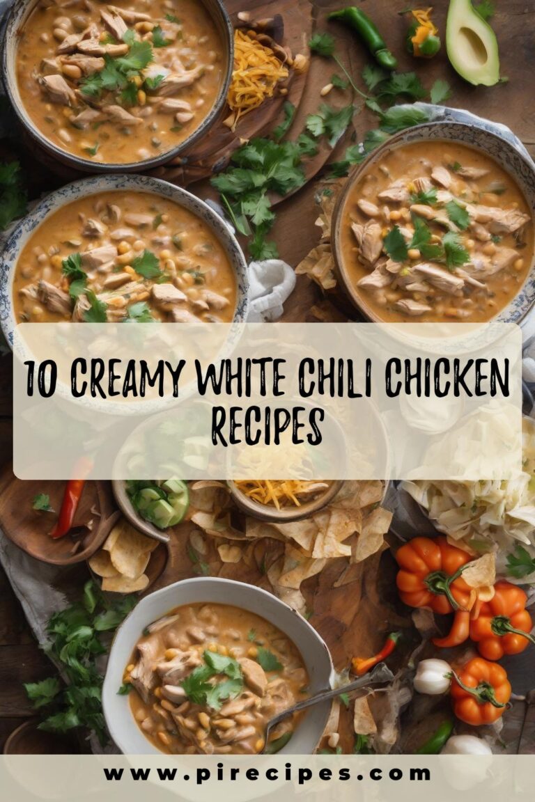 10 Creamy White Chili Chicken Recipes