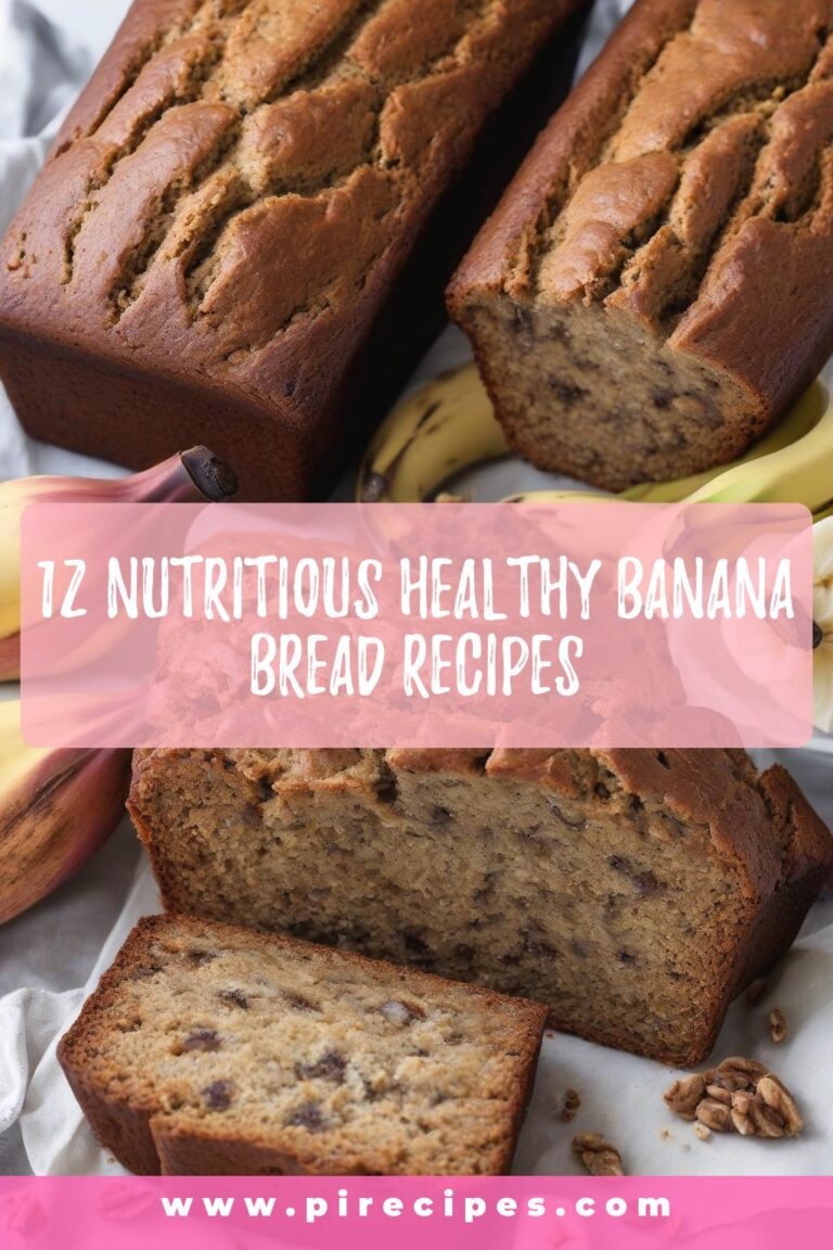 12 Nutritious Healthy Banana Bread Recipes