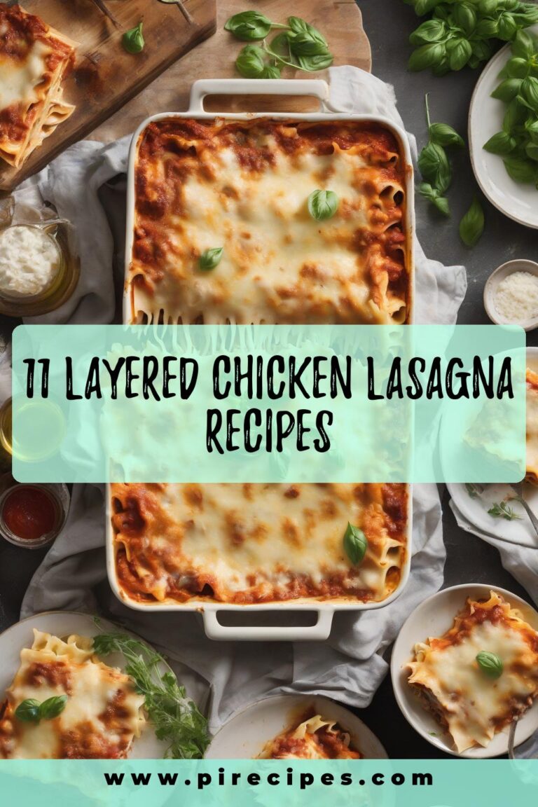 11 Layered Chicken Lasagna Recipes