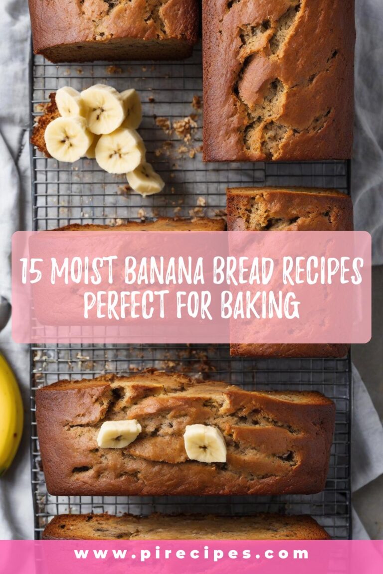 15 Moist Banana Bread Recipes Perfect for Baking