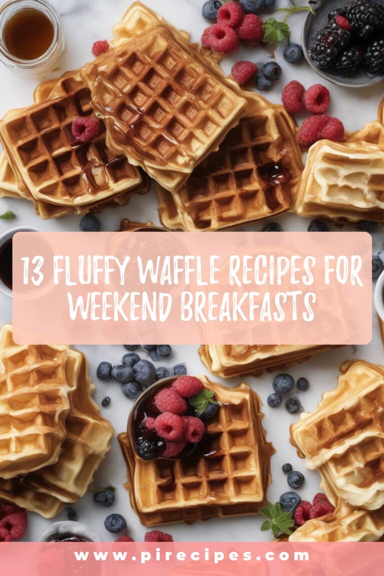 13 Fluffy Waffle Recipes for Weekend Breakfasts