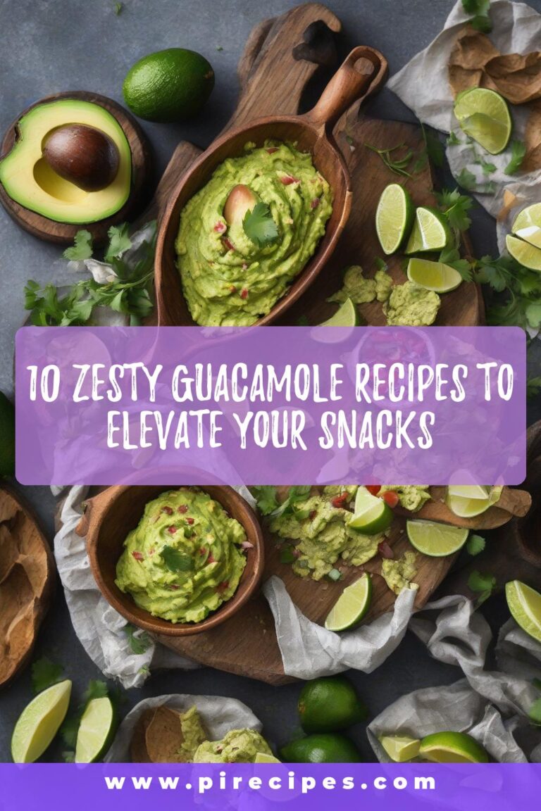 10 Zesty Guacamole Recipes to Elevate Your Snacks