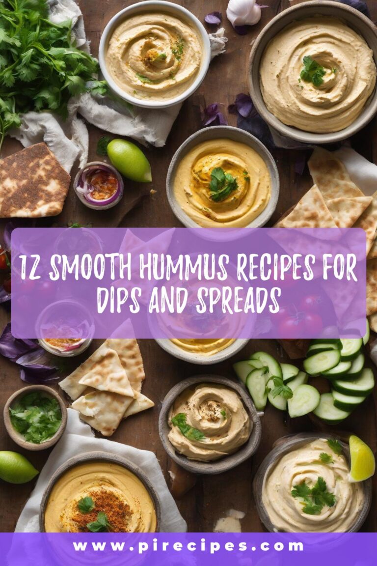 12 Smooth Hummus Recipes for Dips and Spreads