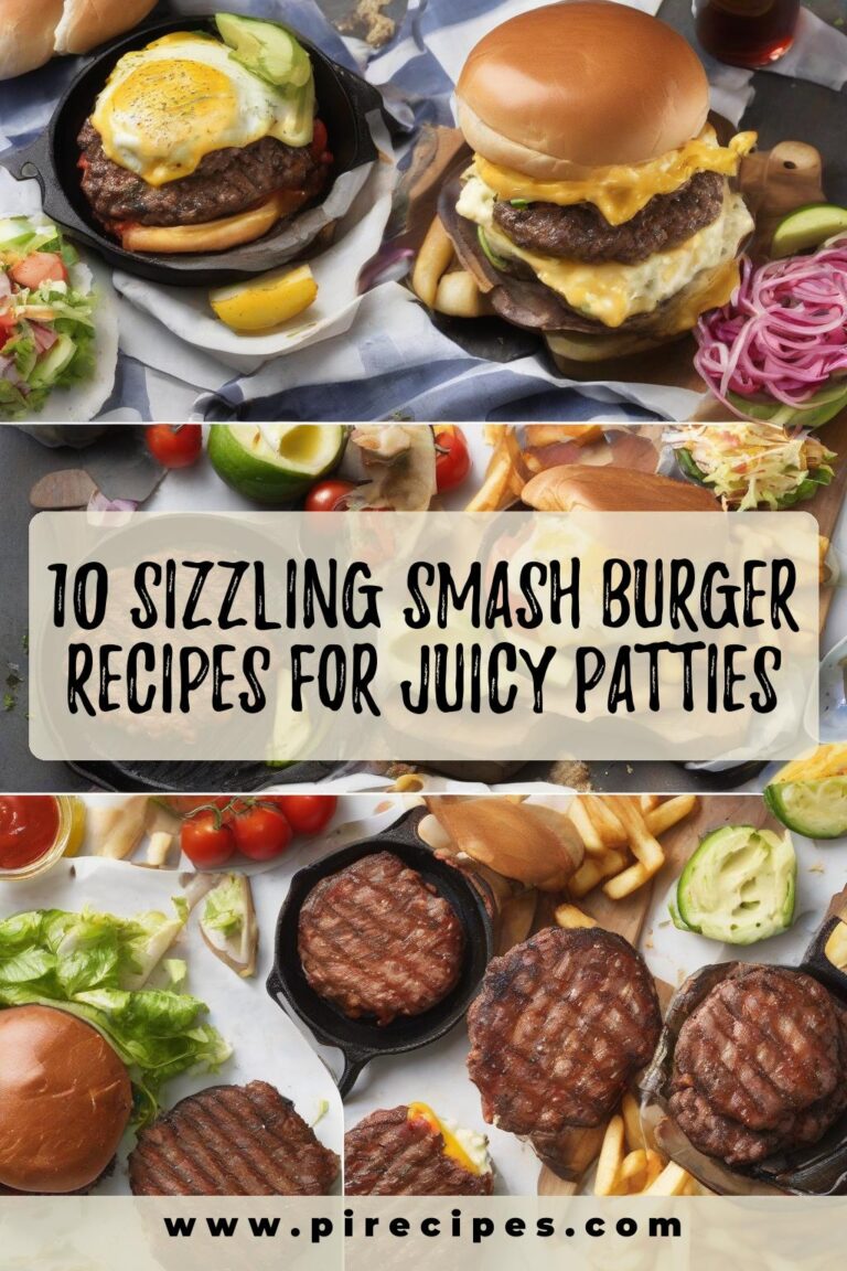 10 Sizzling Smash Burger Recipes for Juicy Patties