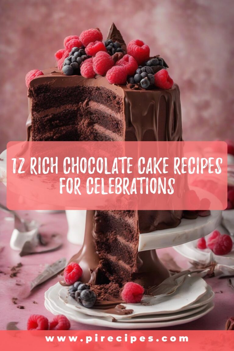 12 Rich Chocolate Cake Recipes for Celebrations