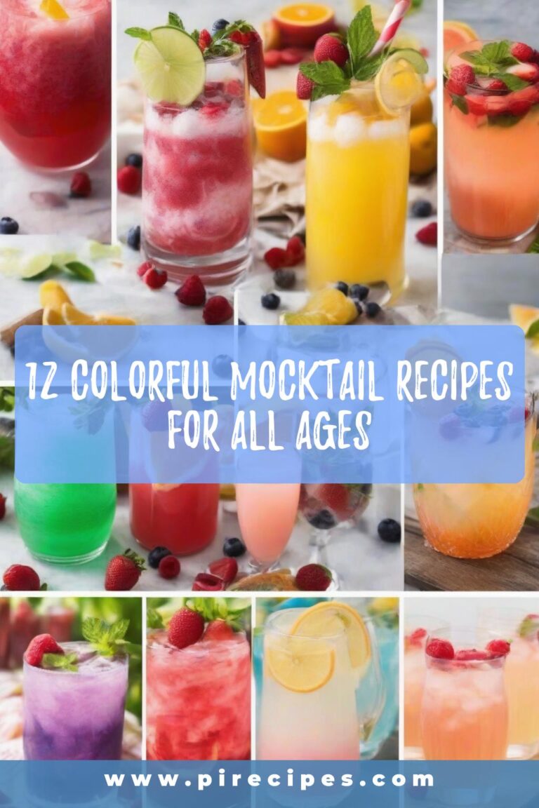 12 Colorful Mocktail Recipes for All Ages