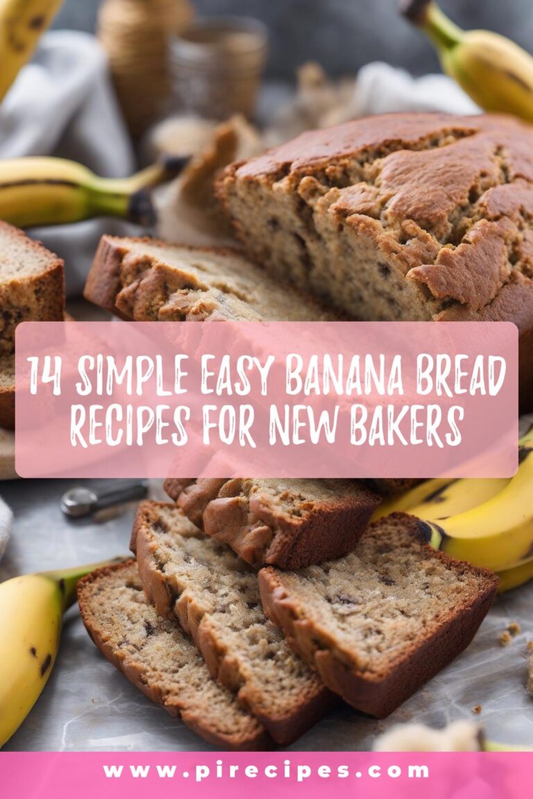 14 Simple Easy Banana Bread Recipes for New Bakers