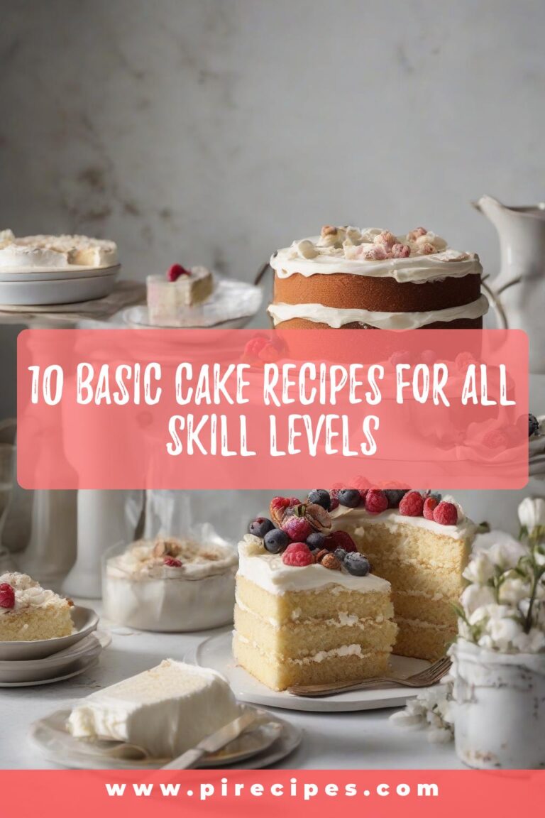 10 Basic Cake Recipes for All Skill Levels