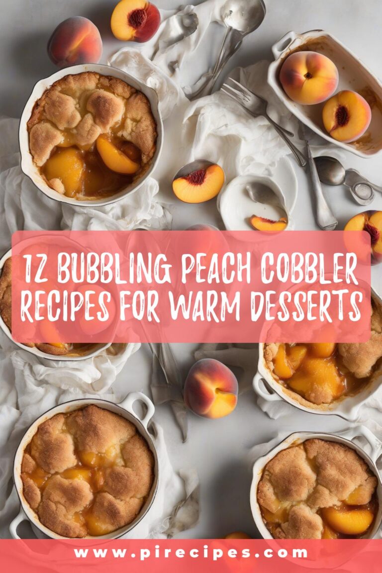 12 Bubbling Peach Cobbler Recipes for Warm Desserts