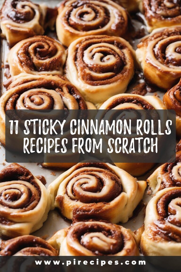 11 Sticky Cinnamon Rolls Recipes from Scratch