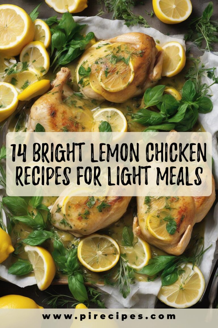 14 Bright Lemon Chicken Recipes for Light Meals
