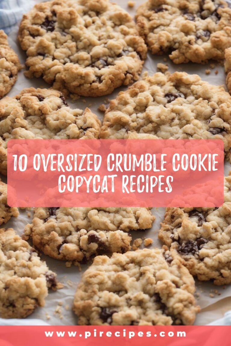 10 Oversized Crumble Cookie Copycat Recipes