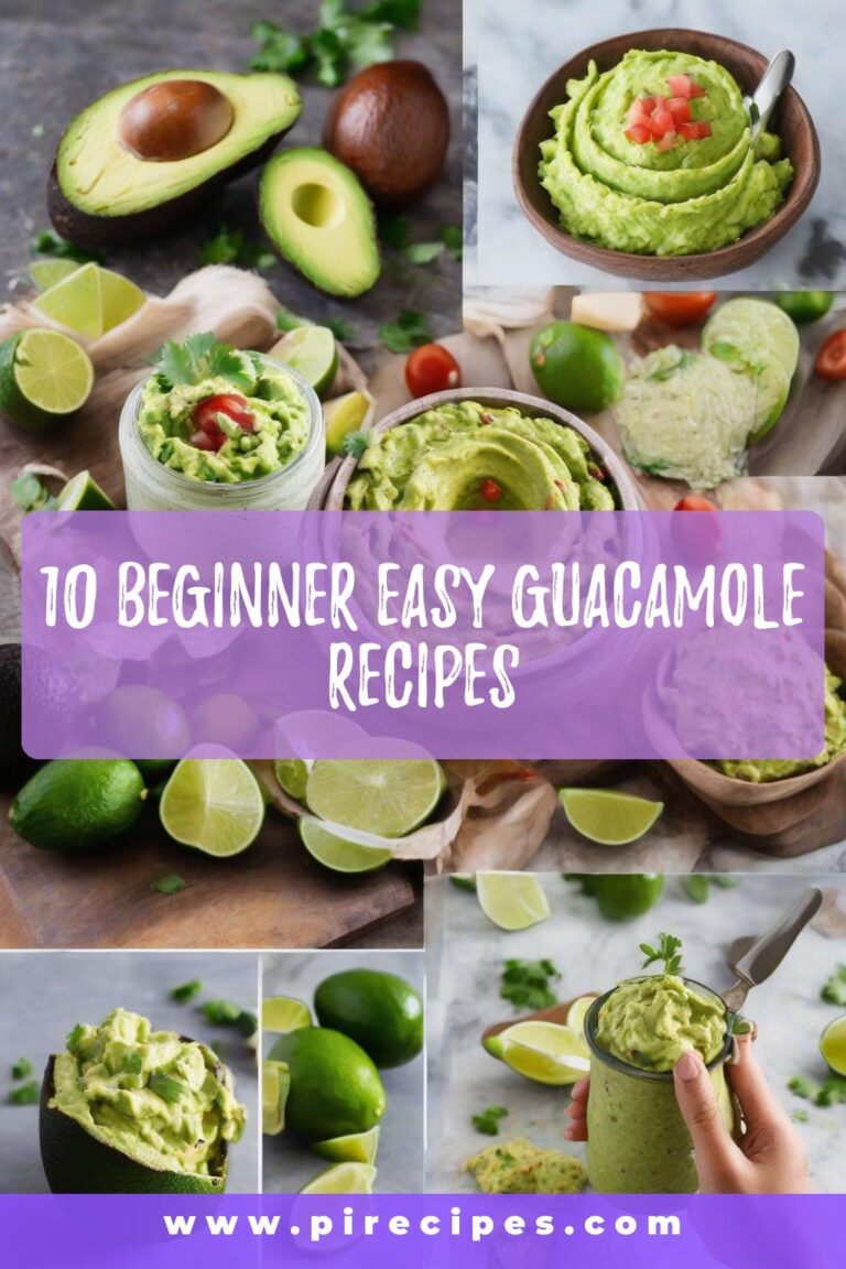 10 Beginner Easy Guacamole Recipes