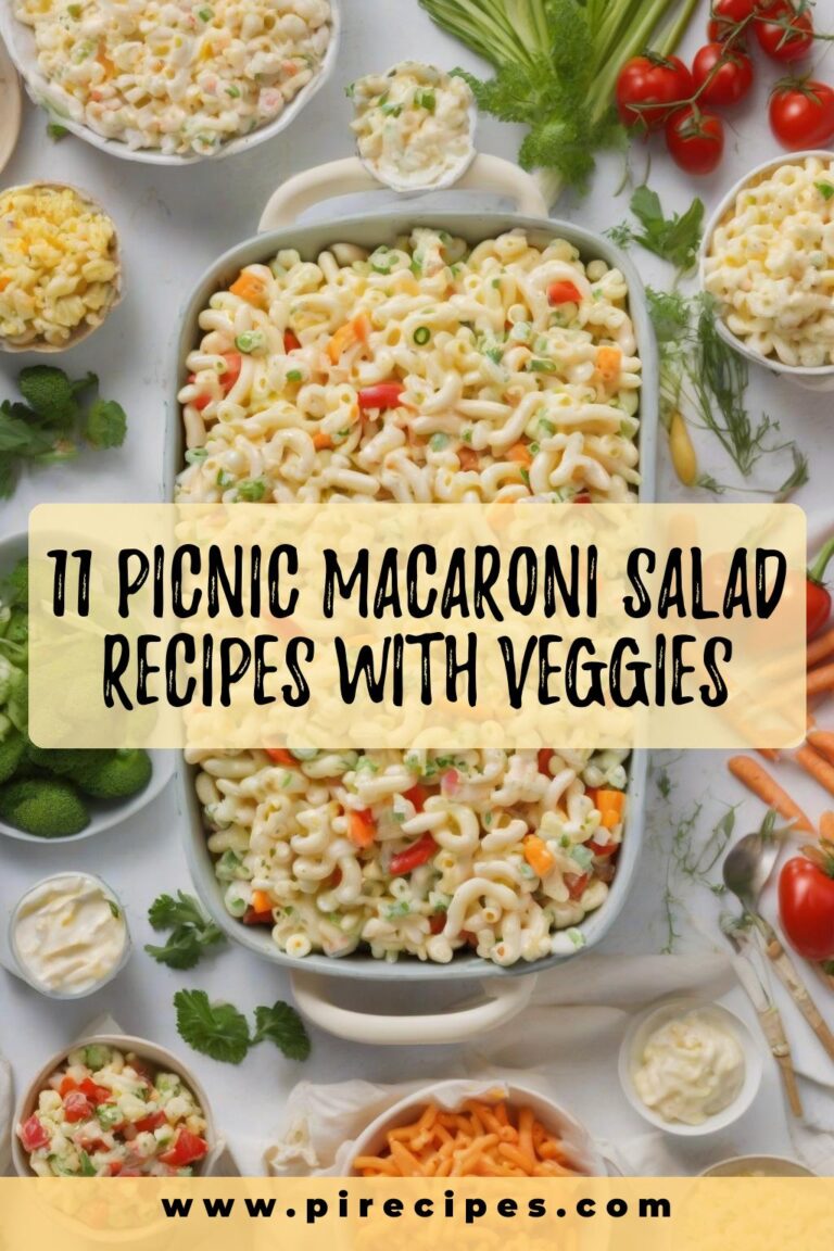 11 Picnic Macaroni Salad Recipes with Veggies