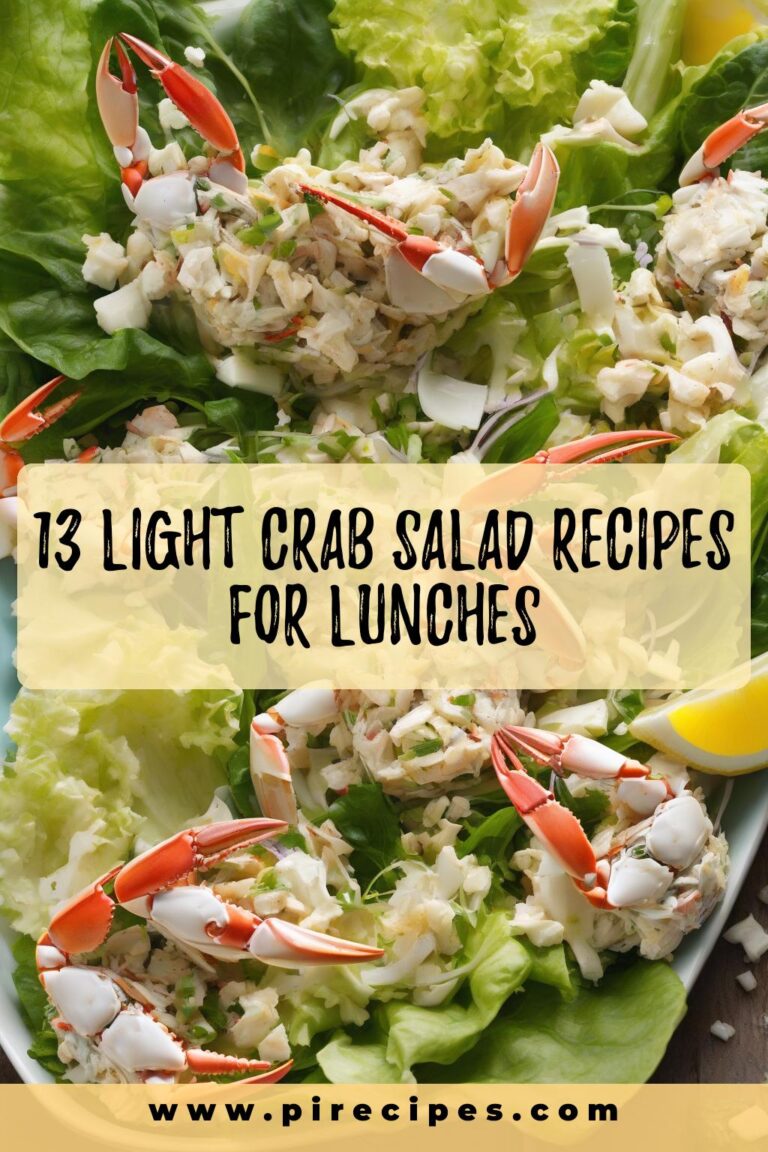 13 Light Crab Salad Recipes for Lunches