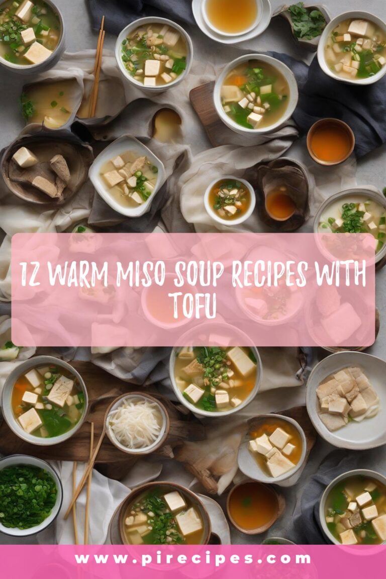 12 Warm Miso Soup Recipes with Tofu