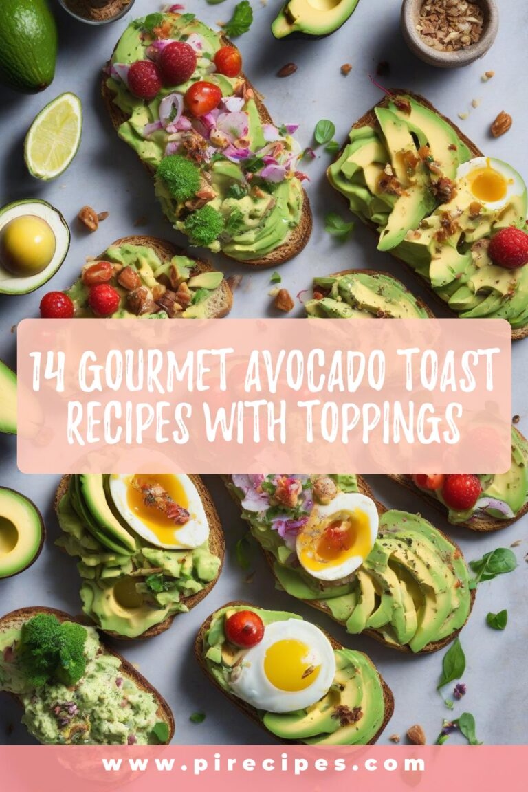 14 Gourmet Avocado Toast Recipes with Toppings