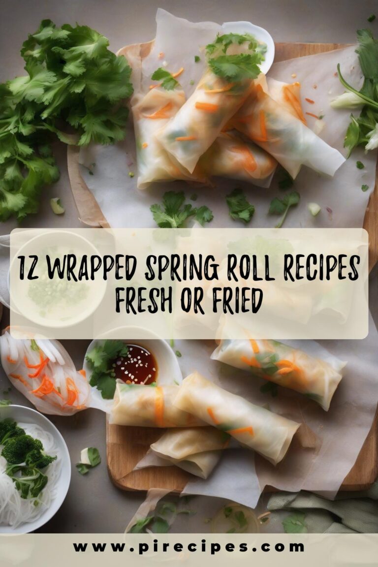 12 Wrapped Spring Roll Recipes Fresh or Fried