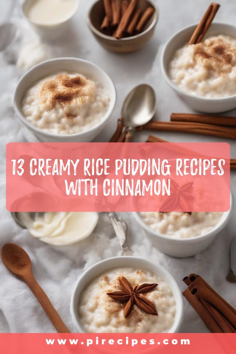 13 Creamy Rice Pudding Recipes with Cinnamon