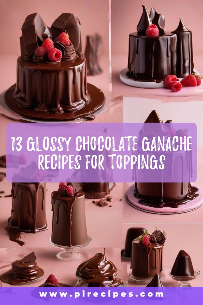 13 Glossy Chocolate Ganache Recipes for Toppings