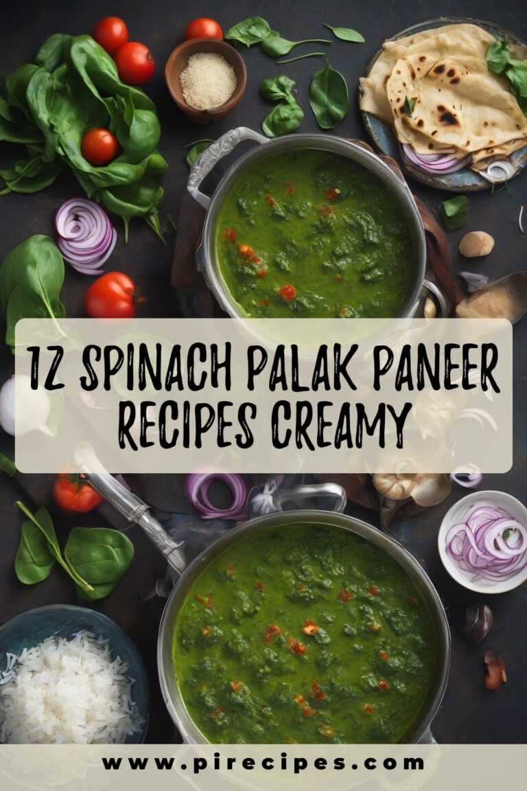 12 Spinach Palak Paneer Recipes Creamy
