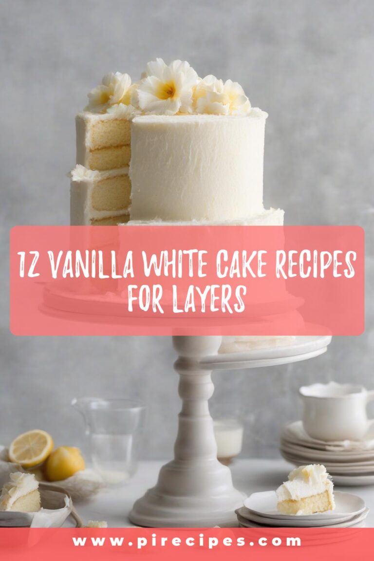12 Vanilla White Cake Recipes for Layers
