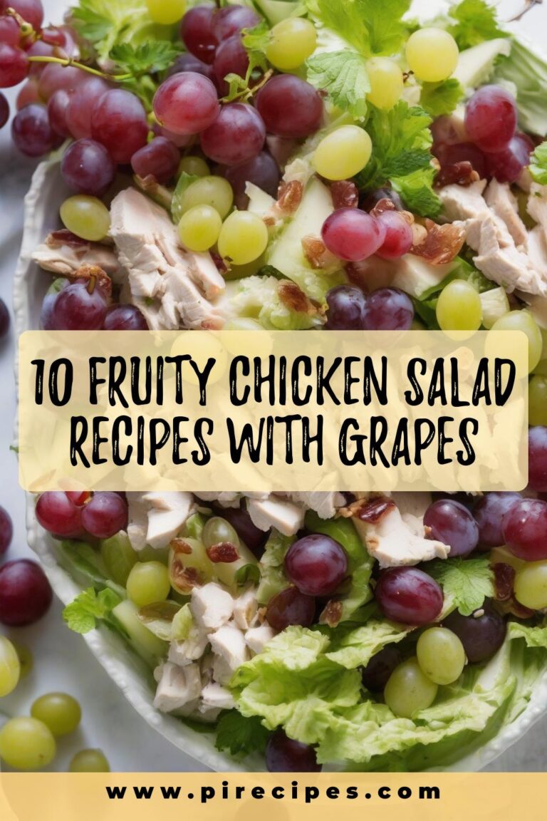 10 Fruity Chicken Salad Recipes with Grapes