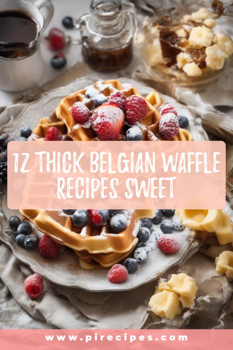12 Thick Belgian Waffle Recipes Sweet