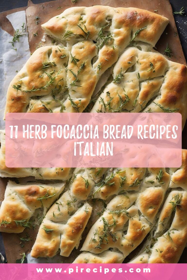 11 Herb Focaccia Bread Recipes Italian
