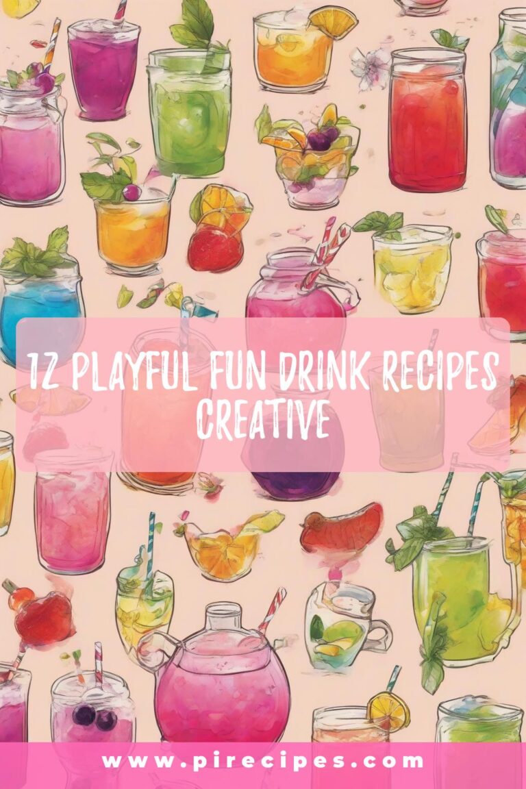 12 Playful Fun Drink Recipes Creative