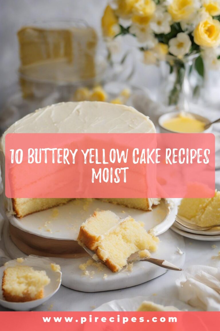 10 Buttery Yellow Cake Recipes Moist