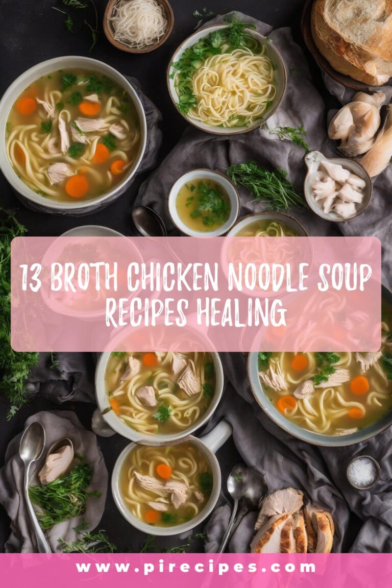 13 Broth Chicken Noodle Soup Recipes Healing