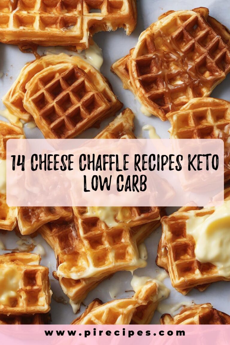 14 Cheese Chaffle Recipes Keto Low-Carb