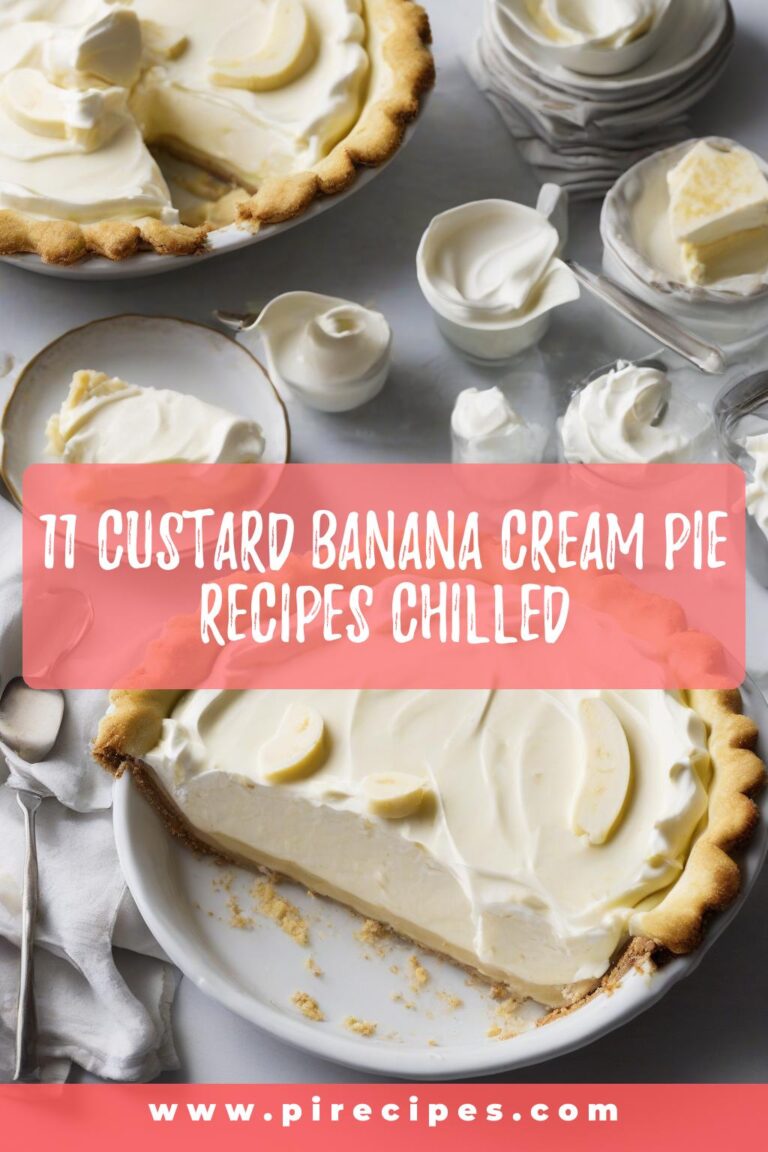 11 Custard Banana Cream Pie Recipes Chilled