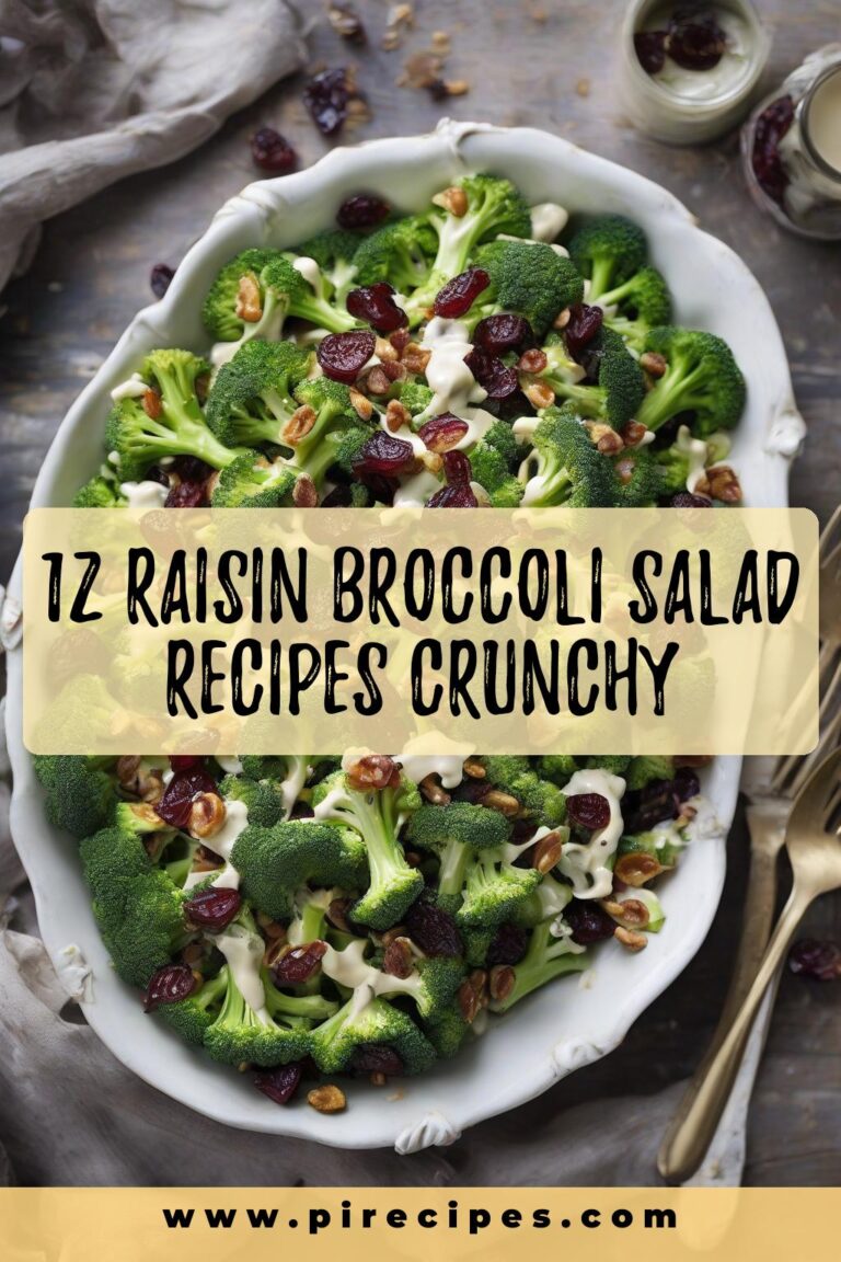 12 Raisin Broccoli Salad Recipes Crunchy