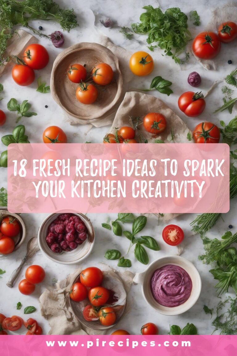 18 Fresh Recipe Ideas to Spark Your Kitchen Creativity