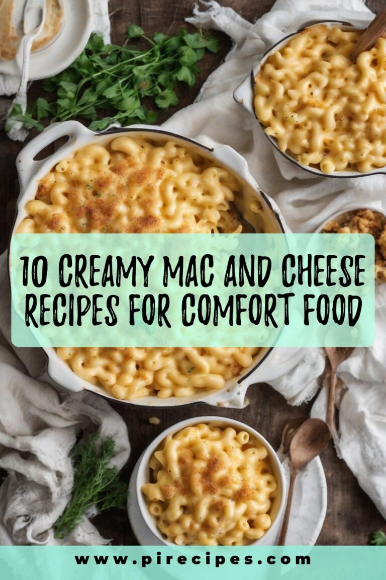 10 Creamy Mac and Cheese Recipes for Comfort Food Lovers