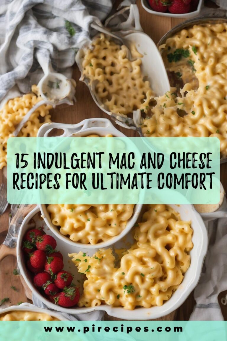 15 Indulgent Mac and Cheese Recipes for Ultimate Comfort